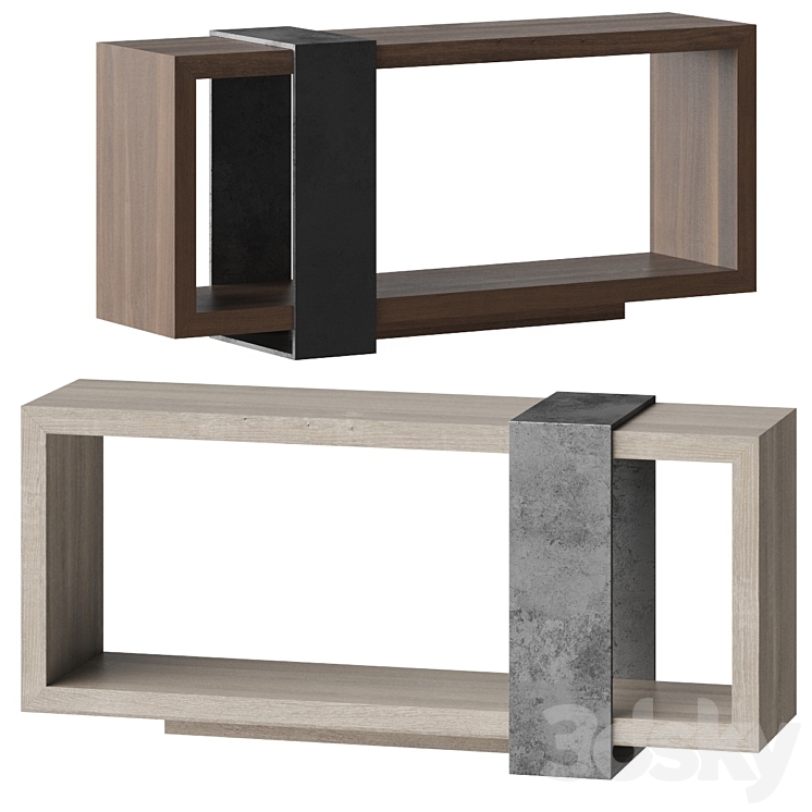 BERNHARDT Linea Console Table 3DS Max Model - thumbnail 1