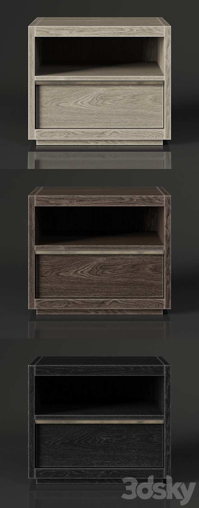 BEZIER 26in OPEN NIGHTSTAND 3ds Max - thumbnail 2