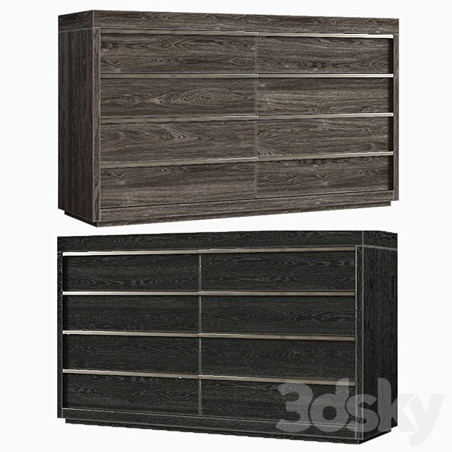 BEZIER 8-DRAWER DRESSER 3DSMax File - thumbnail 2