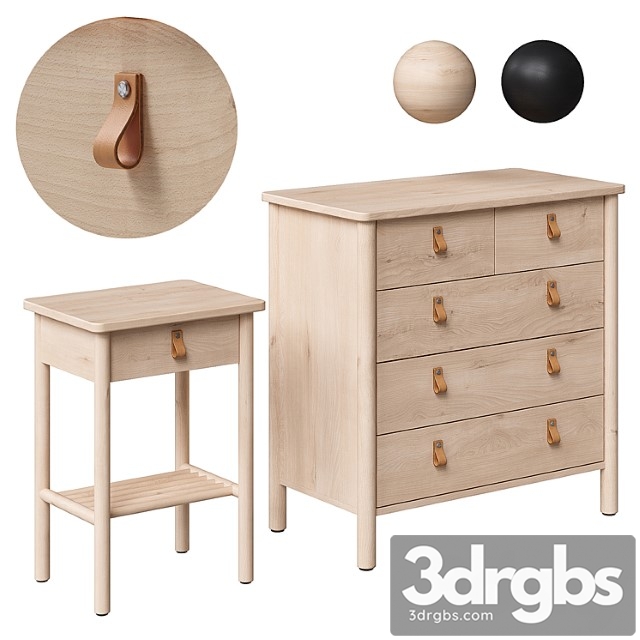 bjorksnas cabinet and chest of drawers ikea - thumbnail 1