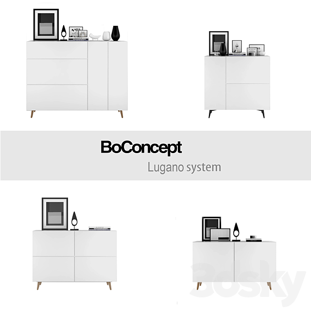 BoConcept Lugano system | set 2 3DSMax File - thumbnail 1