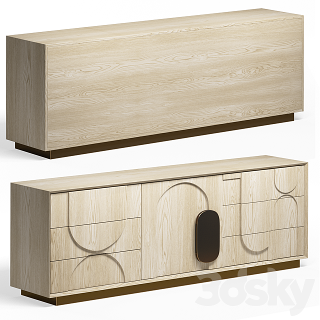 Boma Sideboard Caffelatte 3DSMax File - thumbnail 2