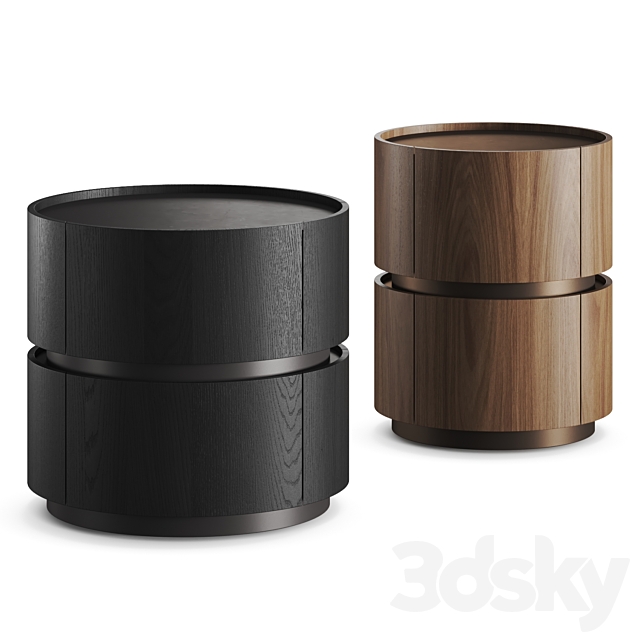 Bonaldo Moneypenny Bedside Tables 3ds Max - thumbnail 1