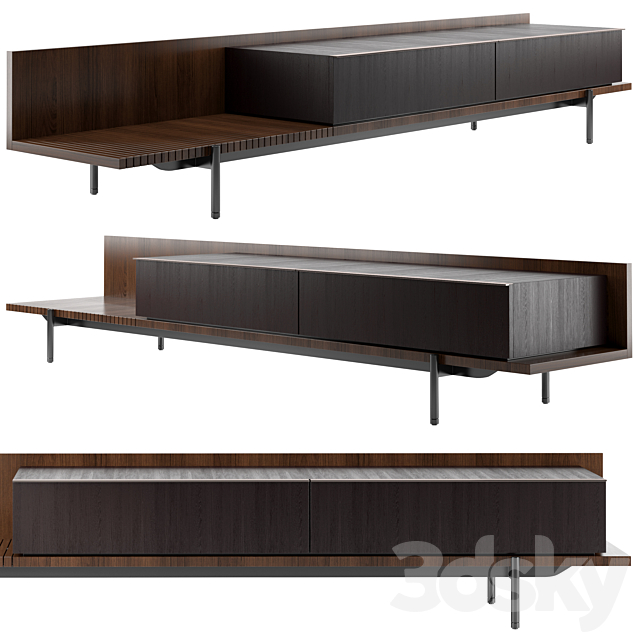 bookcase Minotti Superquadra 2021 collection ? 1 3DSMax File - thumbnail 1