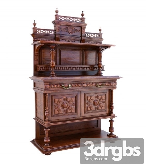 Buffet Antiques 1 3dsmax Download - thumbnail 1