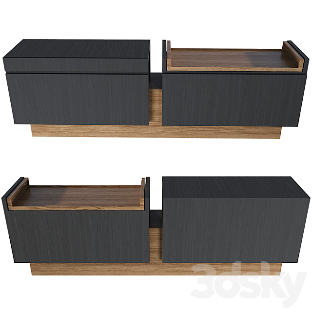 Buffet Ocara Fechado – Sideboard Console Table 3DSMax File - thumbnail 2