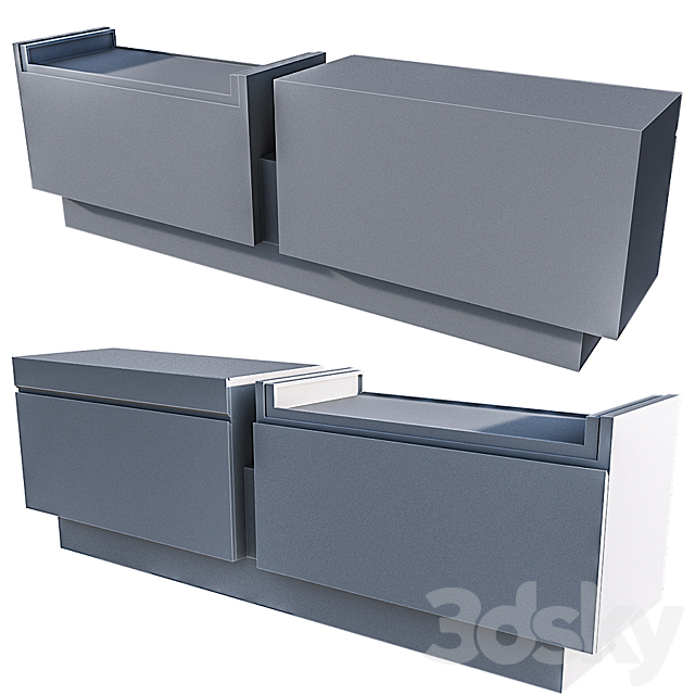 Buffet Ocara Fechado – Sideboard Console Table 3DSMax File - thumbnail 3