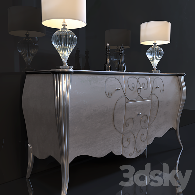 Buffet PREJUDICE DV homecollection 3DSMax File - thumbnail 2