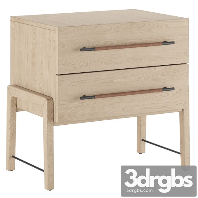 Burke decor rosedale nightstand - thumbnail 1