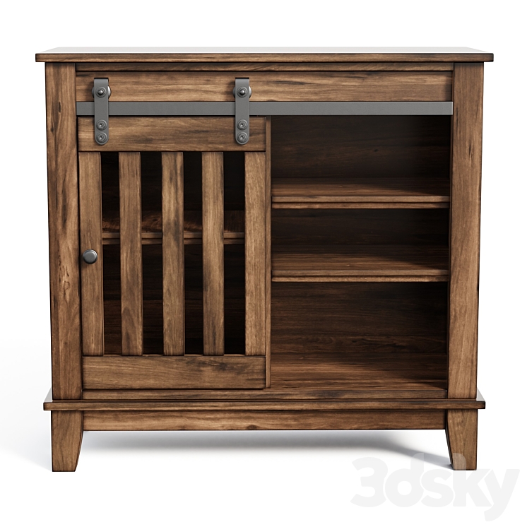 Byrd Accent Cabinet 3DS Max Model - thumbnail 2