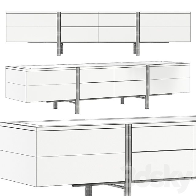 Cabinet edge tv 3DSMax File - thumbnail 3