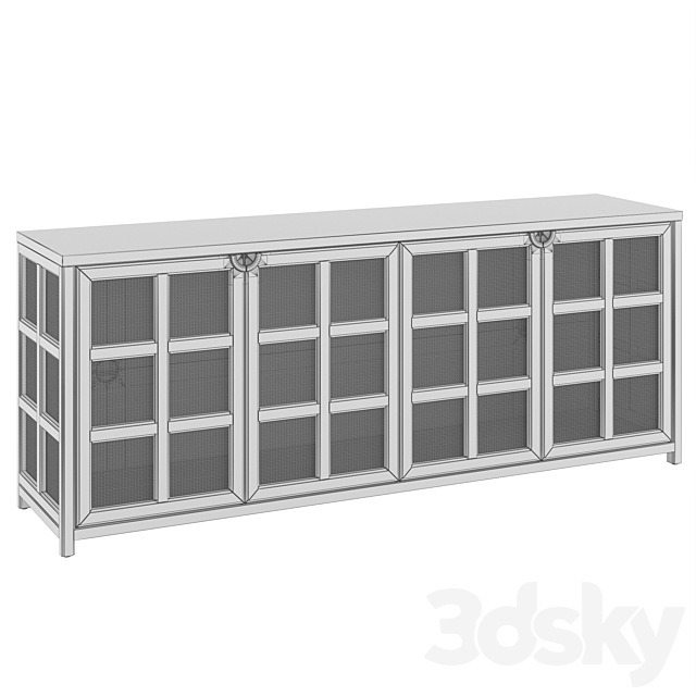 Campagna Storage Media Console 3ds Max - thumbnail 3