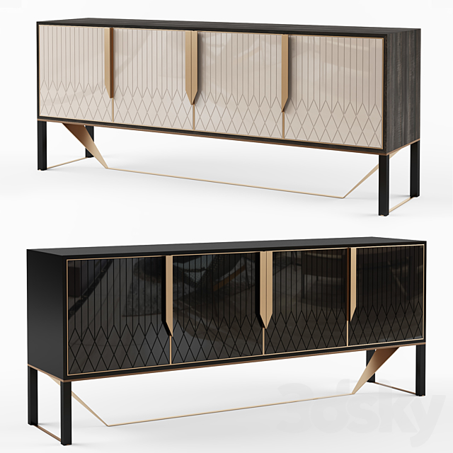 Capital Collection PRISMA Sideboard 3DSMax File - thumbnail 1