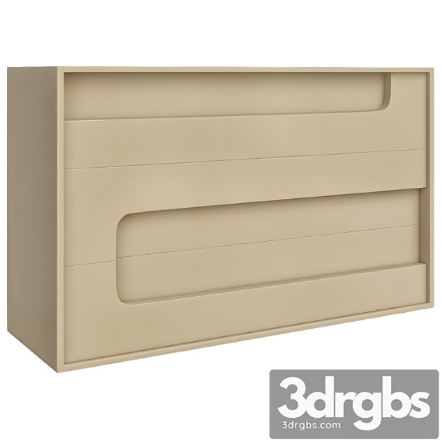 Carnabi chest of 3 drawers 2 3dsmax Download - thumbnail 1