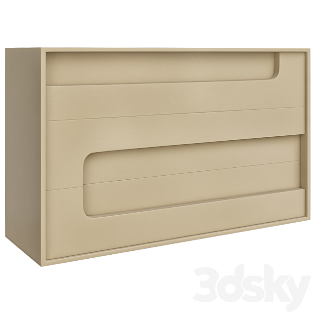 Carnabi chest of 3 drawers 3DSMax File - thumbnail 1