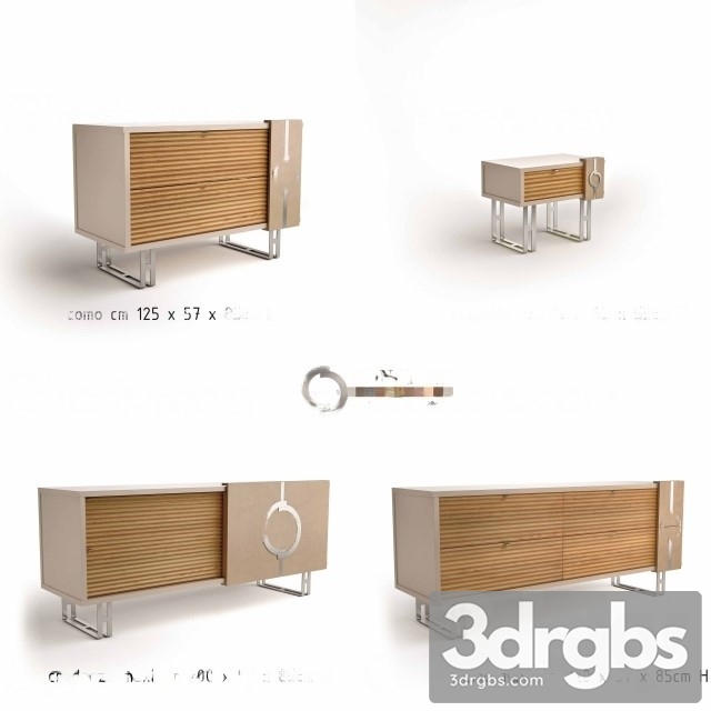 Caroti Chest Of Drawers 3dsmax Download - thumbnail 1