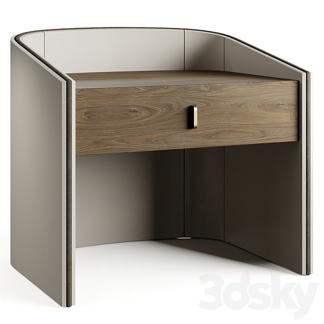 Casa Magna CORALINA II Bedside Table 3ds Max - thumbnail 3