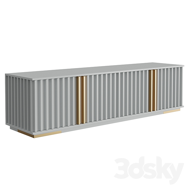 Casa Magna Relevo TV Sideboard 3DS Max Model - thumbnail 2