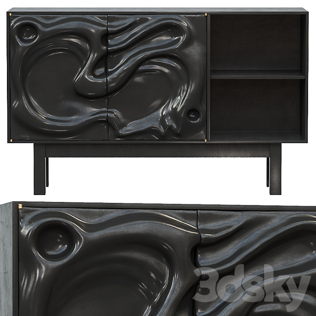 Casey Johnson Studio Sumi sideboard 3DSMax File - thumbnail 1