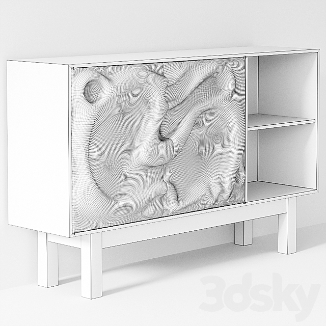 Casey Johnson Studio Sumi sideboard 3DSMax File - thumbnail 5