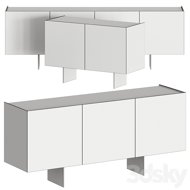 Cattelan Italia Arizona Sideboards 3DS Max - thumbnail 2