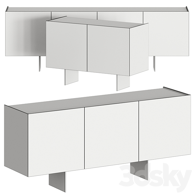 Cattelan Italia Arizona Sideboards 3DSMax File - thumbnail 2