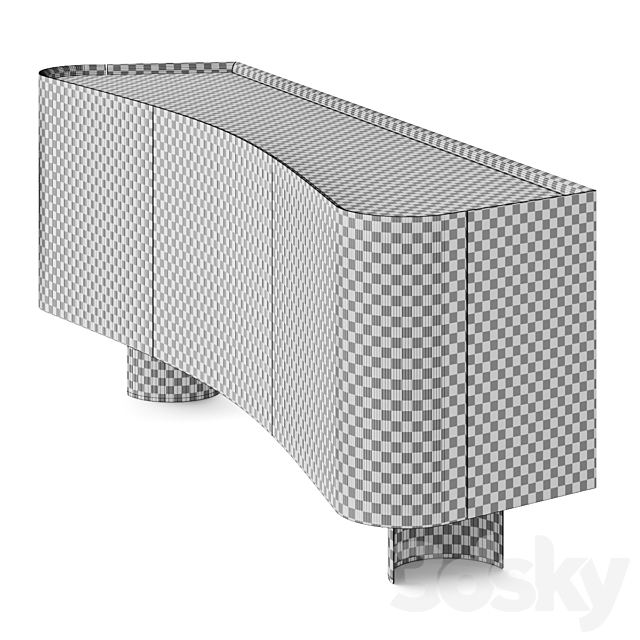 Cattelan Italia Blues Sideboard 3DSMax File - thumbnail 3