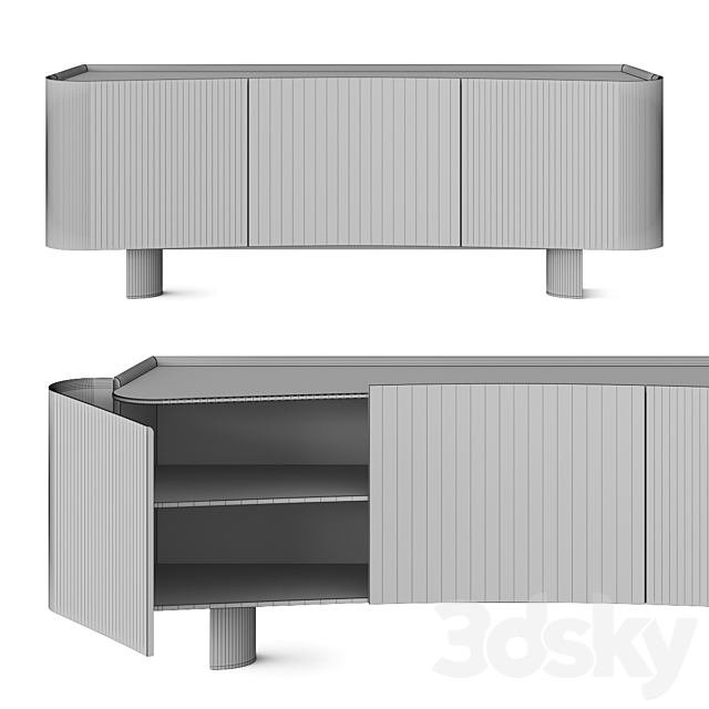 Cattelan Italia Blues Sideboard 3DSMax File - thumbnail 4