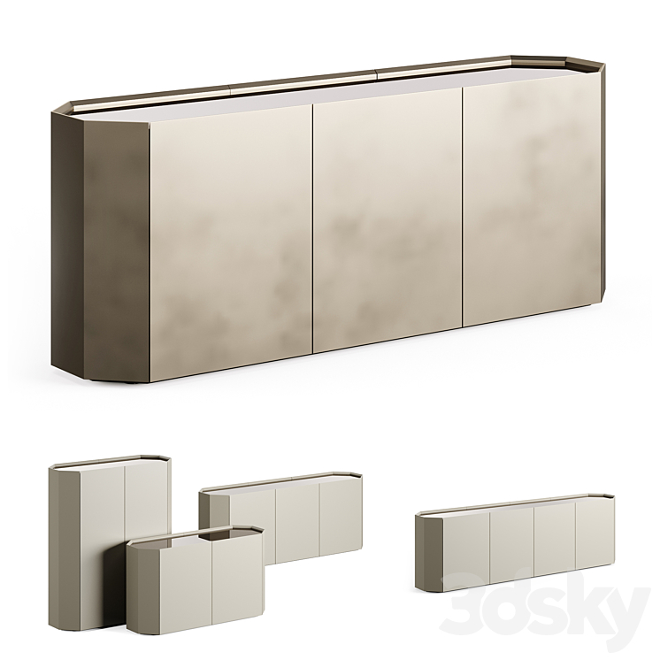 Cattelan Italia Chelsea Sideboard 3DS Max Model - thumbnail 1