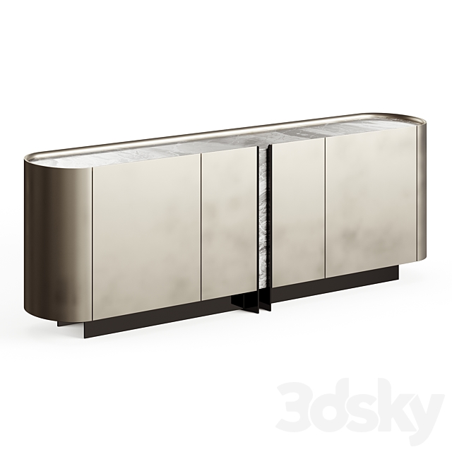 Cattelan Italia Dynasty Sideboard 3DSMax File - thumbnail 1