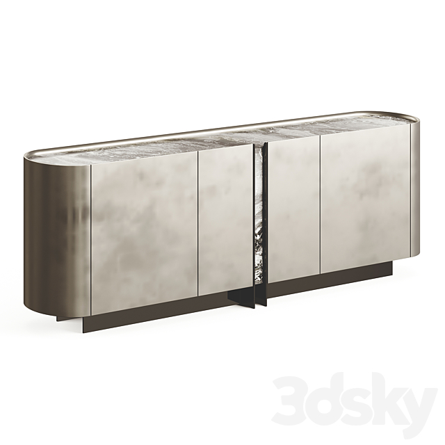 Cattelan Italia Dynasty Sideboard 3DSMax File - thumbnail 2