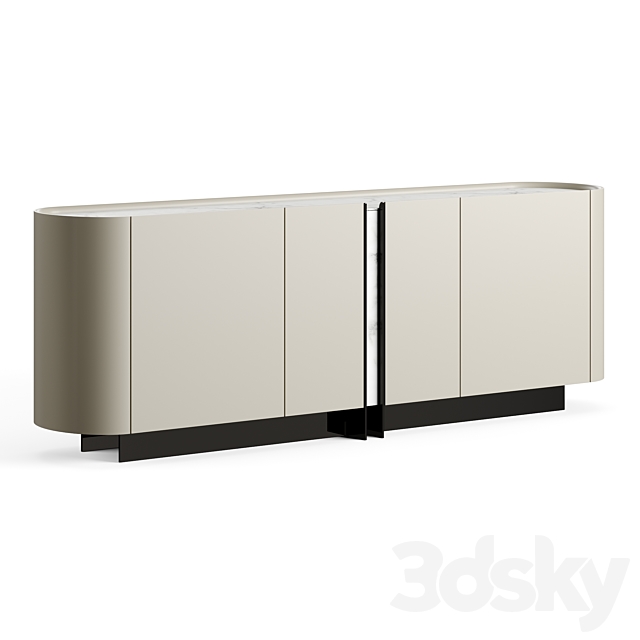 Cattelan Italia Dynasty Sideboard 3DSMax File - thumbnail 5