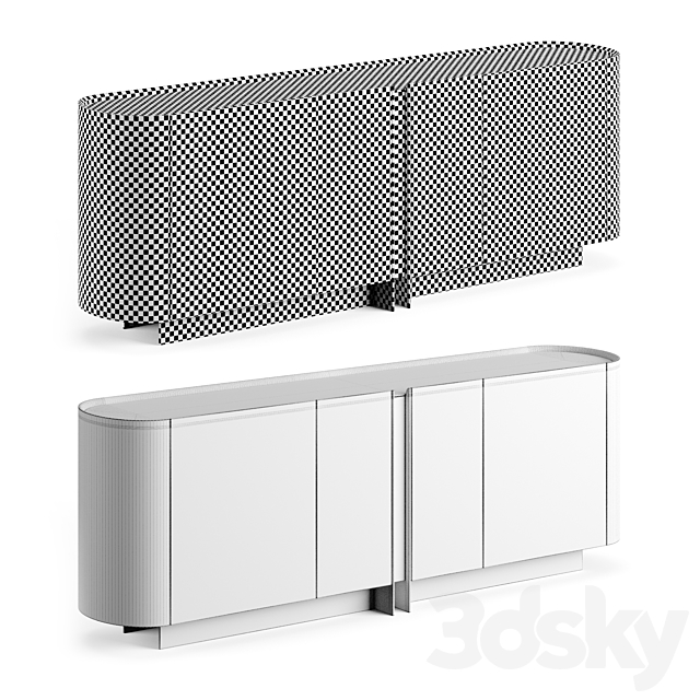 Cattelan Italia Dynasty Sideboard 3DSMax File - thumbnail 6