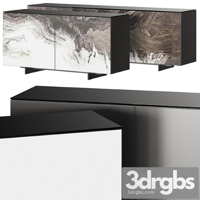 Cattelan italia futura crystalart sideboards 2 3dsmax Download - thumbnail 1