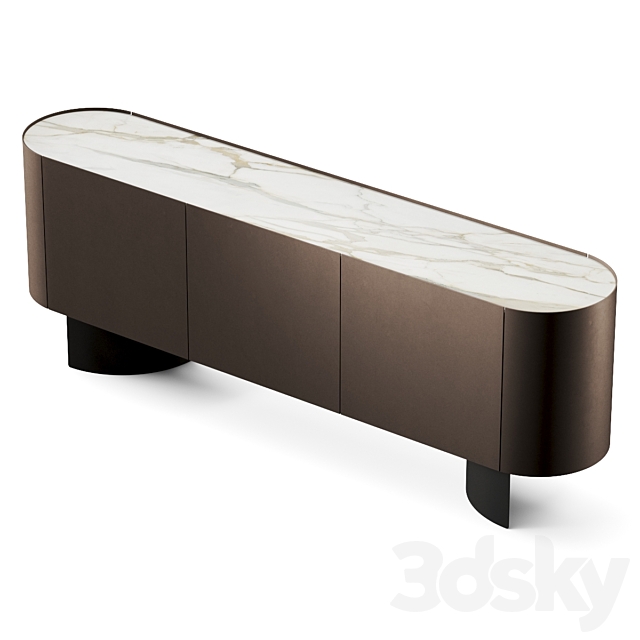 Cattelan Italia Savoy Sideboard 3DS Max Model - thumbnail 2