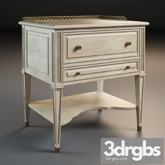 Century furniture – auburn nightstand – i29-222 2 3dsmax Download - thumbnail 1