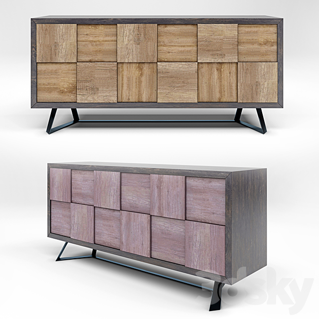 Cervia chest of drawers 3DS Max Model - thumbnail 2