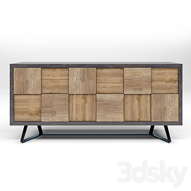 Cervia chest of drawers 3DS Max Model - thumbnail 3