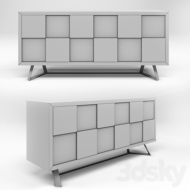 Cervia chest of drawers 3DS Max Model - thumbnail 5