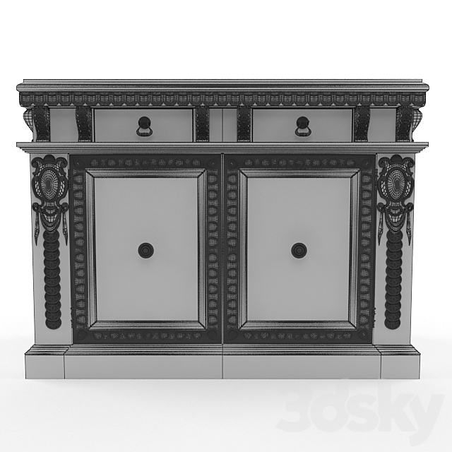 Chateau Lyon Vaise Server – 431-443 3DS Max Model - thumbnail 3