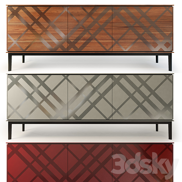 Chest _ sideboard Tartan. Tonin Casa 3DSMax File - thumbnail 2