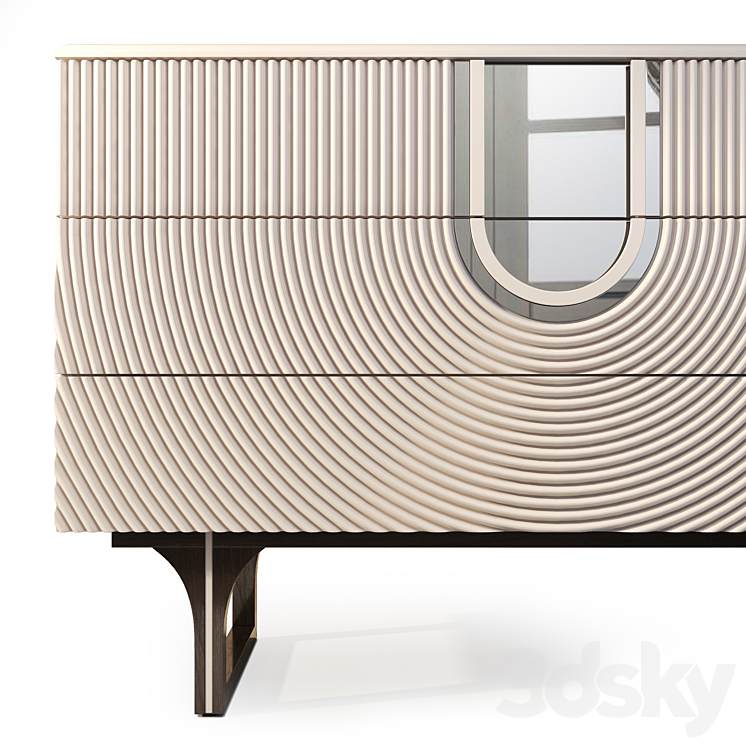 Chest and cabinet for Lexus TV. Dresser TV stand by Medusa Home 3DS Max Model - thumbnail 2