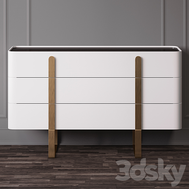 Chest and drawers EDEN by Capital Collections 3DSMax File - thumbnail 2