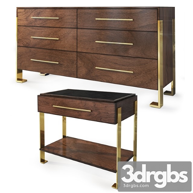 Chest and nightstand melody. sideboard nightstand by carson 2 3dsmax Download - thumbnail 1