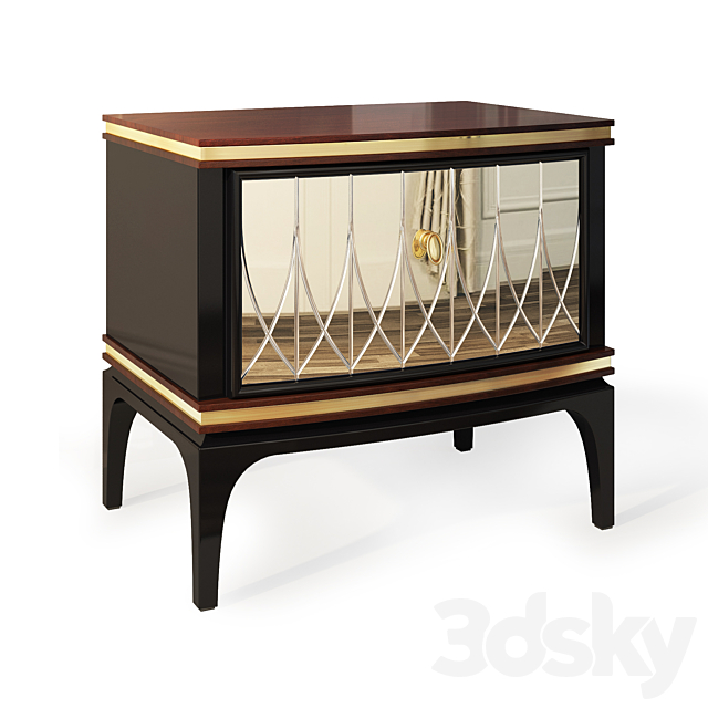 Chest and nightstand Milano. Nightstand. sideboard by Medusa Home 3DSMax File - thumbnail 3