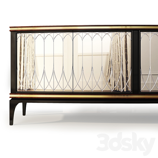 Chest and nightstand Milano. Nightstand. sideboard by Medusa Home 3DSMax File - thumbnail 4