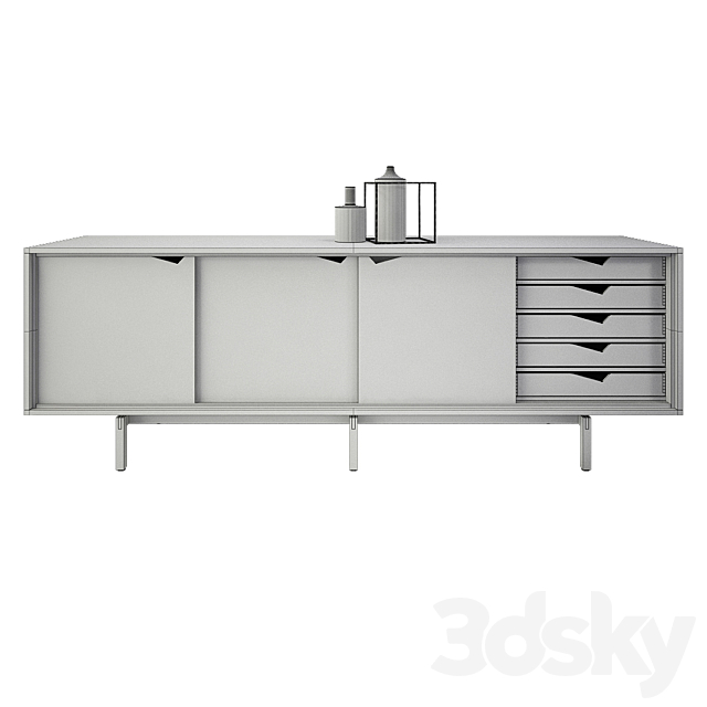 Chest BYKATO SIDEBOARD 3DS Max Model - thumbnail 3