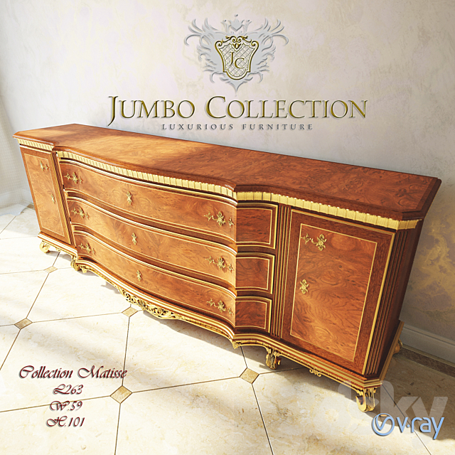 Chest Jumbo Collection Matisse 3DS Max Model - thumbnail 2