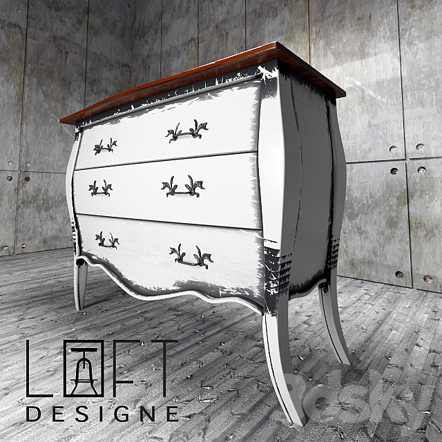 CHEST LOFT DESIGNE 3DS Max Model - thumbnail 2