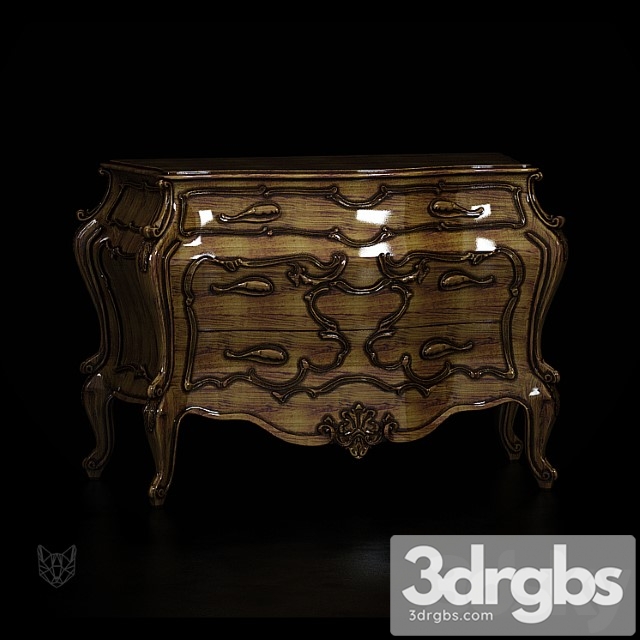 Chest of drawers 2 3dsmax Download - thumbnail 1